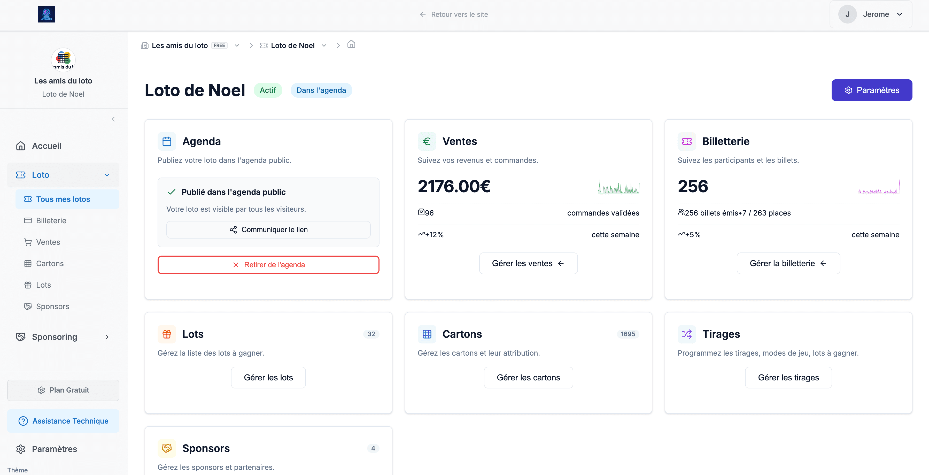Portal de gestion complet